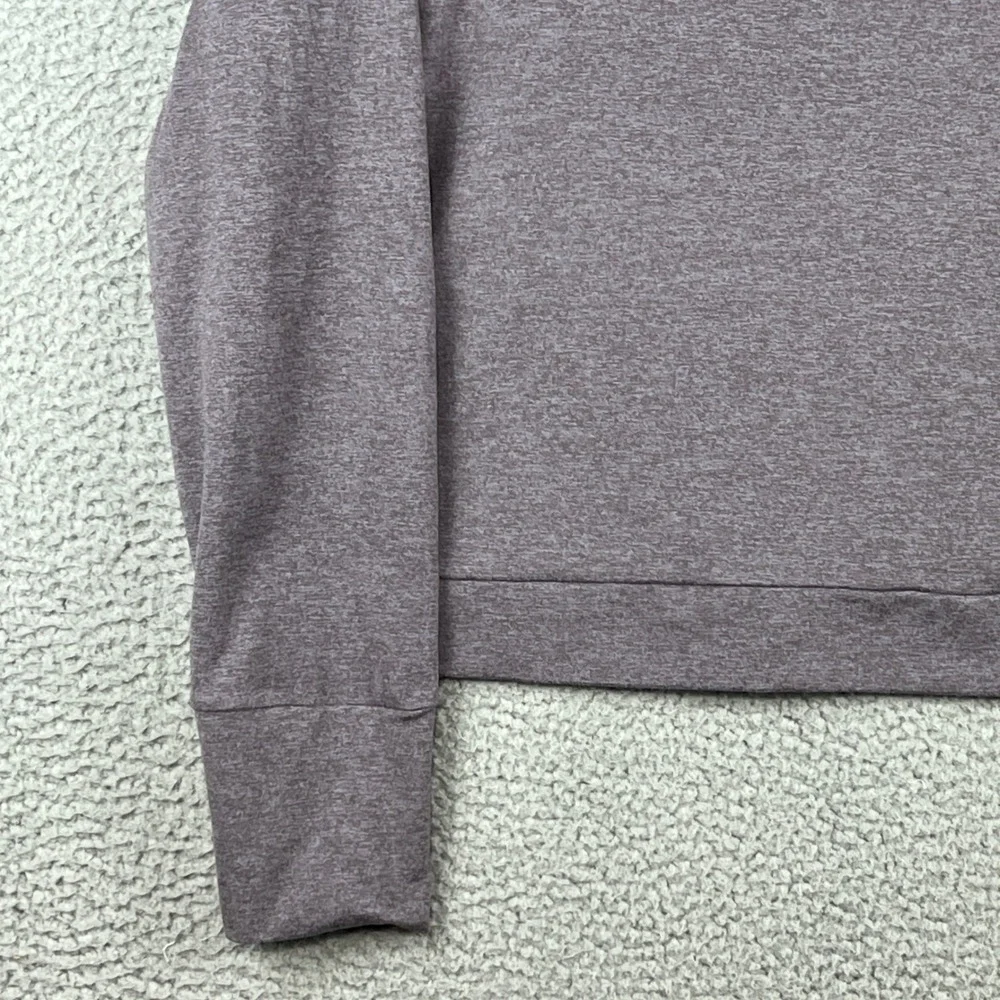 Vuori Halo Performance Hoodie Womens Large Heather Purple Pullover - Picture 9 of 13